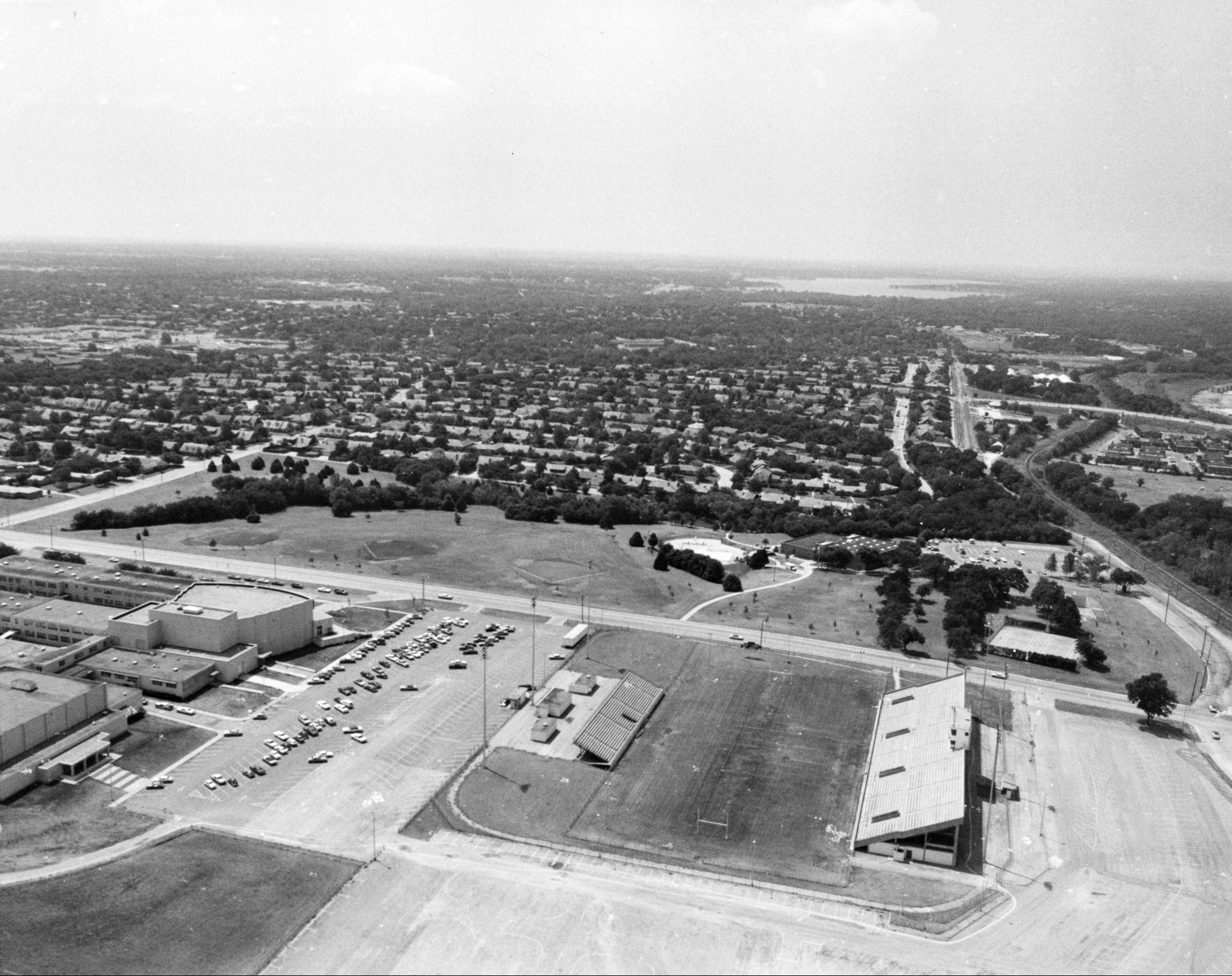 Lake Highlands with White Rock Lake in background
